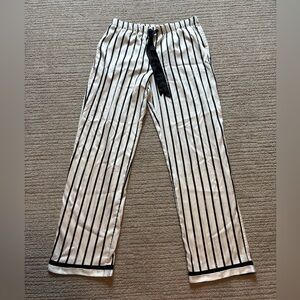 Victoria's Secret Black and White Striped Pants